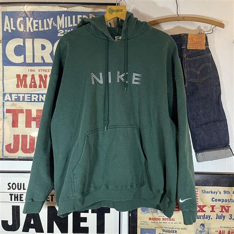 90s nike spell out hoodie